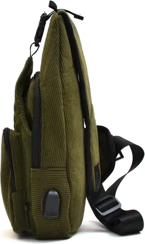 Miniatura 73 de Nupouch Mochila cruzada antirrobo, carga USB, mochila ligera para viajes, senderismo, todos los días
