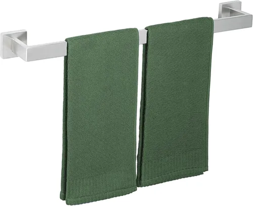 Miniatura 17 de Alise Toallero negro, toallero de 16 pulgadas para baño, toallero de acero inoxidable SUS304 montado en la pared, colgador de toallas resistente