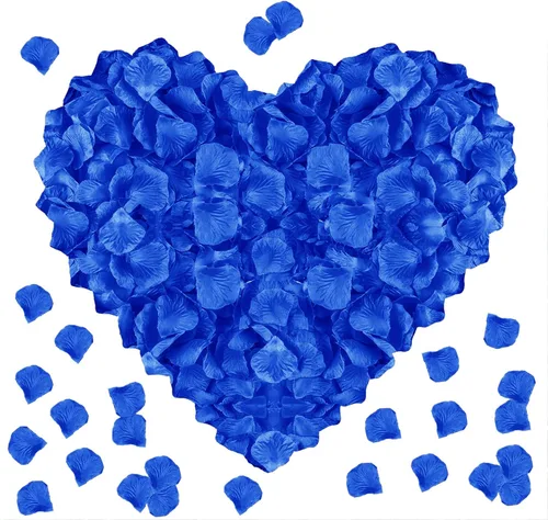 Miniatura 14 de 1000 pétalos de rosa falsos para noche romántica, creación de ambiente festivo romántico, para propuesta de matrimonio, boda, día de San Valentín