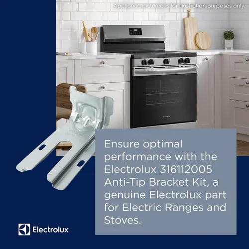 Miniatura 4 de Electrolux 316112005 Kit de soporte antipunta para estufas y estufas eléctricas