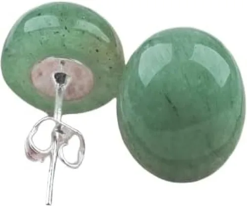 Aretes de jade para mujer, hipoalergénicos, hechos a mano, joyería de jade verde real para mujeres y hombres, regalo para aniversario, graduación,