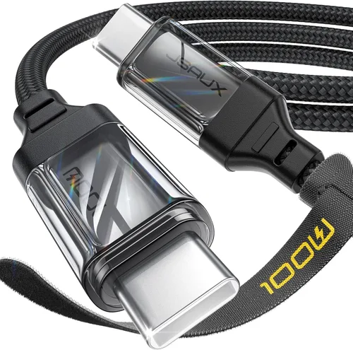 Miniatura 12 de JSAUX Cable USB C a USB C de 100 W [2 unidades de 6.6 pies], cable de carga rápida tipo C compatible con iPhone 17/iPhone Air/iPhone 17 Pro/iPhone
