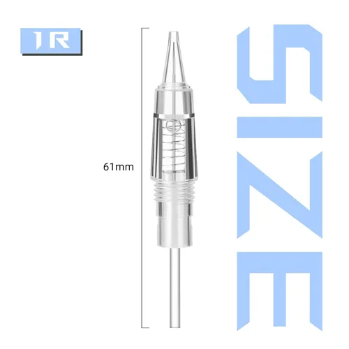 Miniatura 2 de ATOMUS 10 Uds. Cartucho de tatuaje de cejas Agujas desechables de maquillaje permanente para máquina de tatuaje delineador de ojos de cejas (1R)