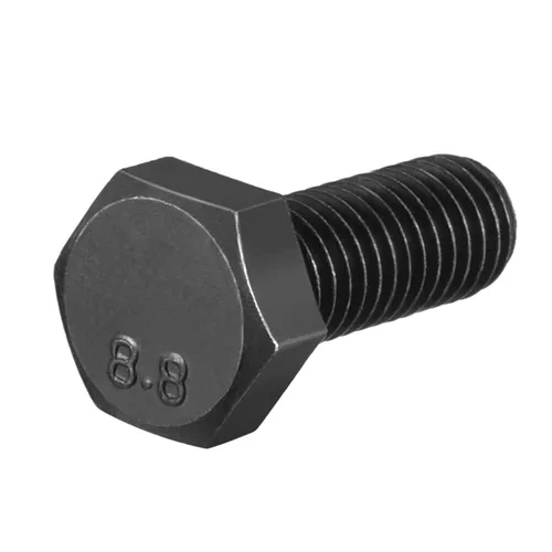 Miniatura 3 de M12-0.069 x 0.787 in Acero al carbono Grado 8.8 Tornillos de cabeza hexagonal externa Tornillos de rosca métrica Tornillos hexagonales Sujetadores