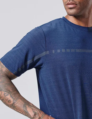 Miniatura 4 de Paquete de 5 camisetas de manga corta, con cuello redondo y de secado rápido para hombre, camisetas deportivas para correr, entrenar o ir al gimnasio