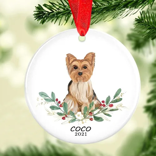 Miniatura 10 de Adorno de Navidad para mascotas, adorno de Beagle, regalos para amantes de mascotas, regalo conmemorativo para mascotas, recuerdo de Beagles