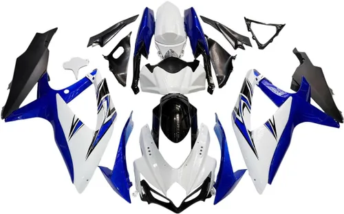 Miniatura 13 de Kit de carenado de inyección azul, negro y blanco para Suzuki GSXR600 GSX750 2006 2007 GSXR 600 GSX-R750 06 07 ABS Carenado de plástico completo