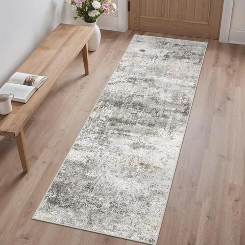 Miniatura 32 de GENIMO Alfombra antideslizante de 2 x 6 pies, lavable para pasillos de cocina, alfombras de cocina modernas abstractas, alfombra ligera de pelo bajo