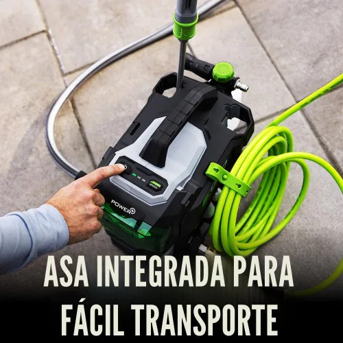 Miniatura 7 de EGO Power+ Lavadora a presión de 2100 psi 1.2 gpm con batería, agua fría, con 4 boquillas de pulverización, kit de 6.0Ah