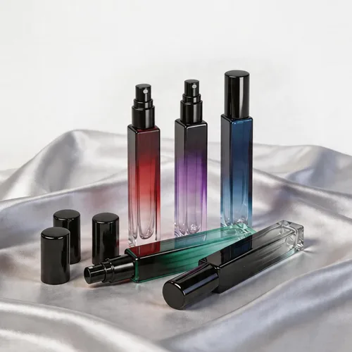 Miniatura 13 de Paquete de 25 botellas de perfume de viaje con atomizador a granel de 0.3 fl oz, botella vacía hidratante (ámbar)