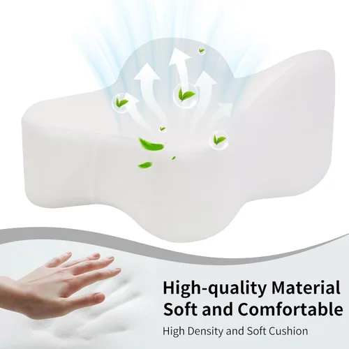 Miniatura 6 de Almohada de rodilla de embarazo para personas que duermen de lado con correa, almohada de espuma viscoelástica para piernas para aliviar el dolor