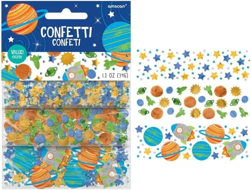 Miniatura 3 de Blast Off - Platos en forma de cohete de cumpleaños, 7 pulgadas (paquete de 8): platos de fiesta con temática única, llamativos, perfectos