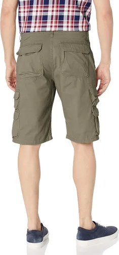 Miniatura 2 de Wrangler Authentics - Shorts de sarga estilo cargo, para hombre grande y alto