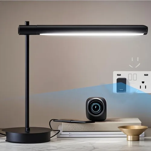 Miniatura 4 de Cámara de carga USB, mini cámara de seguridad WiFi Full HD 4K, modo de grabación en espera de corte de energía, pequeña cámara de niñera inalámbrica