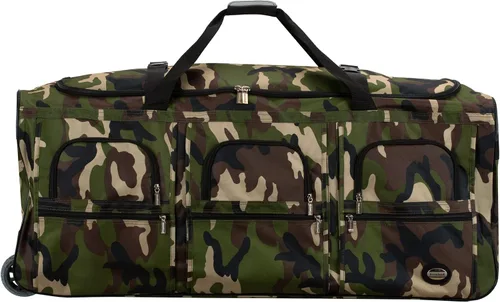 Miniatura 2 de Rockland Equipaje bolsa de viaje con ruedas 101.6cm, Camuflaje), PRD340-CAMO