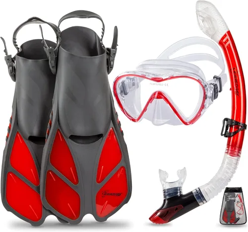 Miniatura 9 de Seavenger Conjunto de Snorkel Aviator con Bolsa de Equipo