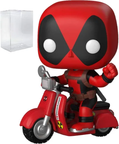 Miniatura 7 de Funko Marvel: Deadpool Parody - Figura de vinilo Deadpool on Scooter Pop! Rides