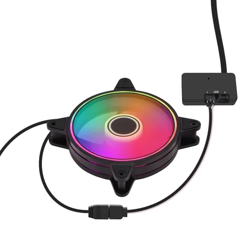 Miniatura 5 de EZDIY-FAB Cable adaptador para Corsair Lighting Node Pro y para Corsair iCUE Commander PRO (el concentrador no está incluido), iluminación RGB