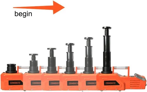 Miniatura 6 de EAMBRITE 12V DC resistente de 4,5 Toneladas, piso hidráulico Jack con luz LED.