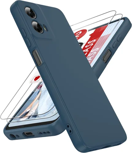 Miniatura 81 de LeYi Funda para Motorola Moto G Play 4G 2024: Funda para Moto G Play 4G 2024 con funda delgada y antiarañazos, silicona líquida a prueba de golpes