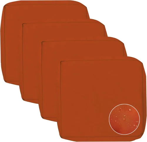 Miniatura 17 de Sqodok - Fundas para cojines de patio de 18 x 18, fundas impermeables para cojines de exterior de repuesto, 2 unidades, fundas para asientos