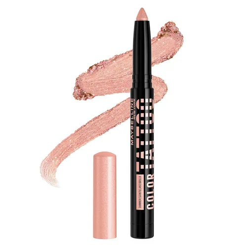 Miniatura 7 de MAYBELLINE Color Tattoo Longwear - Sombra de ojos multiusos Stix, maquillaje de ojos, I am Courageous (bronce claro brillante)