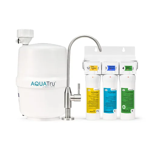 Miniatura 7 de AquaTru - Sistema de filtro de agua de ósmosis inversa para debajo del fregadero, certificado para eliminar plomo, cloro, fluoruro, PFOA, PFOS y más