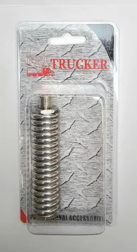 Miniatura 5 de PTS32-SS - Muelle de antena de radio CB de acero inoxidable de servicio medio, para antenas de hasta 4 pies, 3/8 pulgadas - 24 rosca base, acero