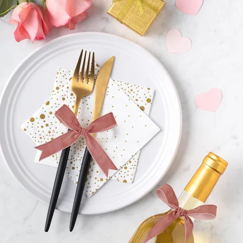 Miniatura 4 de Chuangdi Cinta de terciopelo rosa polvorienta de Navidad de 1 pulgada, 30 yardas, cintas anchas de terciopelo vintage para adornos de árbol