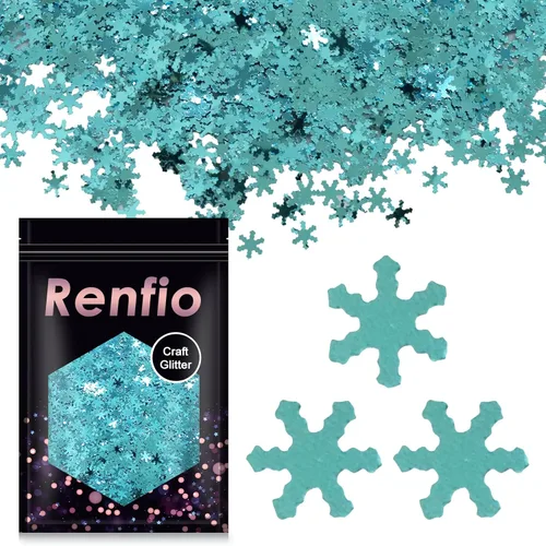 Miniatura 18 de Renfio 1.75 onzas, 1.76 oz, confeti holográfico de Mickey Mouse, con purpurina y forma de Mickey Mouses, lentejuelas brillantes y gruesas