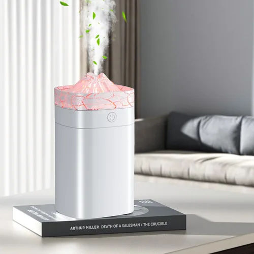 Miniatura 10 de Minihumidificador portátil, humidificador pequeño de 400 ml con gran rociado de 2 modos, humidificadores de escritorio personal USB para el hogar