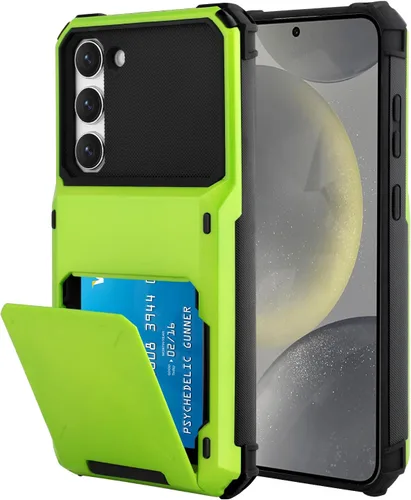Miniatura 25 de Funda tipo cartera para Samsung Galaxy S22 Ultra con 4 ranuras para tarjetas de crédito a prueba de golpes, funda híbrida de protección reforzada