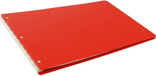 Miniatura 10 de Carpeta organizadora de 11x17 pulgadas, organizador de documentos de tres postes fijos de acrílico en posición horizontal. Elegante carpeta