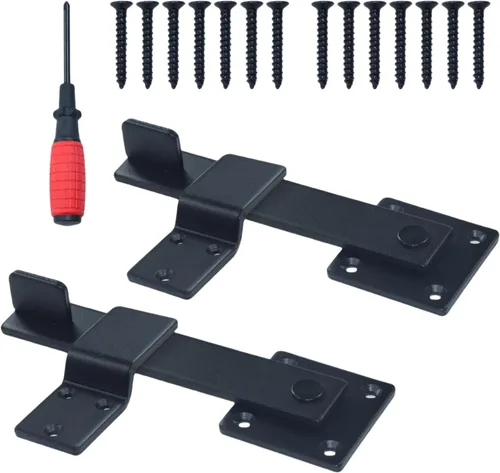 Miniatura 12 de S16100700 - Pestillo de puerta con cerradura de dos vías con cerradura de combinación de 4 dígitos y destornillador para puertas de metal con tubos