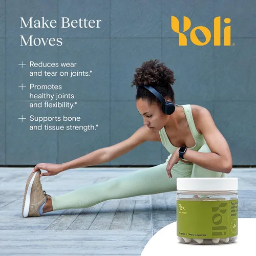 Miniatura 6 de Yoli Flex Joint Support, glucosamina, condroitina y vitamina K2, 60 unidades Supports joint flexibility and comfort with glucosamine, chondroitin