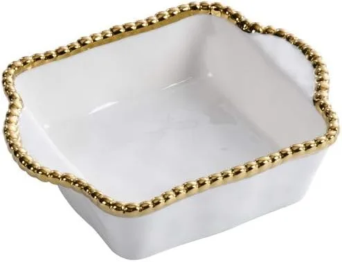 Miniatura 10 de Pampa Bay Plato para hornear pan de titanio de 10"x5" (Mapa, Salerno dorado)