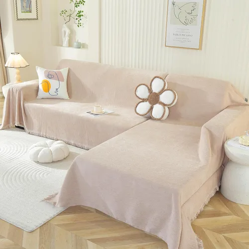 Miniatura 8 de OstepDecor Fundas para sofá modular, 2 piezas, manta de sofá en forma de L, funda de sofá seccional, lavable, fundas para sofá chaise lounge