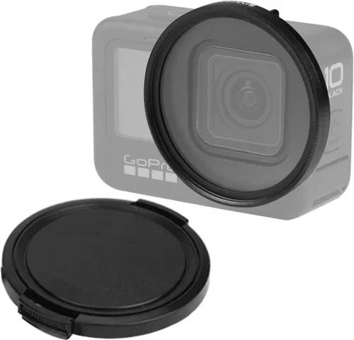 PULUZ Anillo adaptador de filtro de lente UV de 2.047 in para GoPro HERO11 / Hero11 Mini / HERO10 / HERO9 adaptador de lente de cámara negro anillo