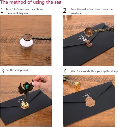 Miniatura 3 de Juego de pluma estilográfica y tinta, juego de plumas de ave para caligrafía, regalo de Navidad para amantes de la caligrafía, regalo de cumpleaños