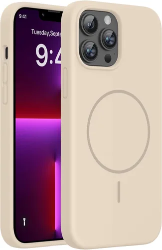 Miniatura 292 de Miracase Funda diseñada para iPhone 13, con protector de pantalla de vidrio templado, forro de microfibra suave antiarañazos, funda de goma