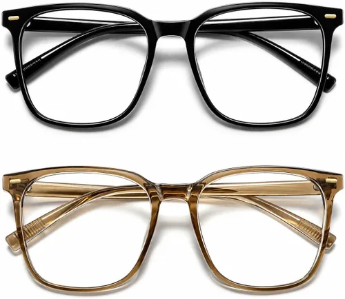 Miniatura 14 de Oversized Square Blue Light Blocking Glasses for Women Men, Anti-Fatigue Computer Monitor Glasses Reduce Eye Strain