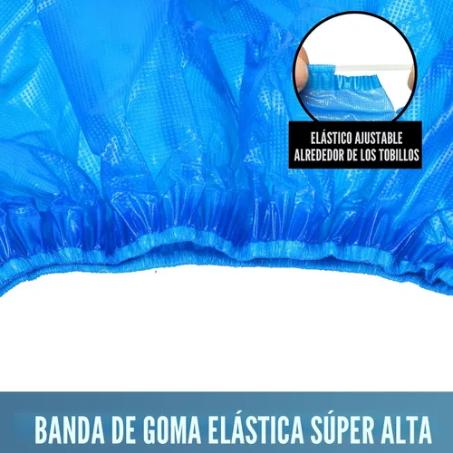 Miniatura 7 de Buself Fundas desechables antideslizantes – Paquete de 100 (50 pares), fundas impermeables y reciclables para botines de zapatos para interiores, se