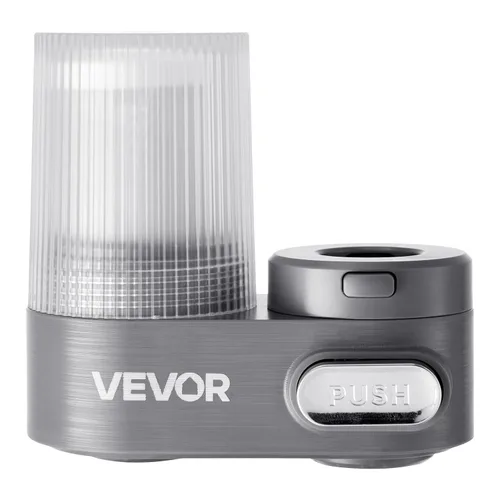 Miniatura 10 de VEVOR Filtro de agua de montaje en grifo, purificador de agua vertical para grifo de fregadero, filtro de fibra de carbono certificado NSF, elimina