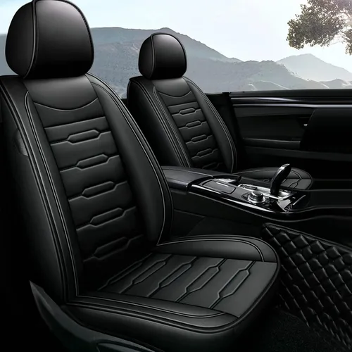 Miniatura 29 de AOMSAZTO 2 fundas de asiento delantero de automóvil, ajuste personalizado para Honda Accord 2003-2017, protector de asiento de coche de piel