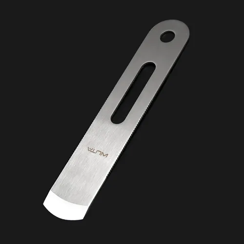 Miniatura 17 de WUTA Cuchillo de skiving cuchillo de adelgazamiento de cuero 420B martensítico acero inoxidable artesanía esquiadores diseño profesional DIY Hoja