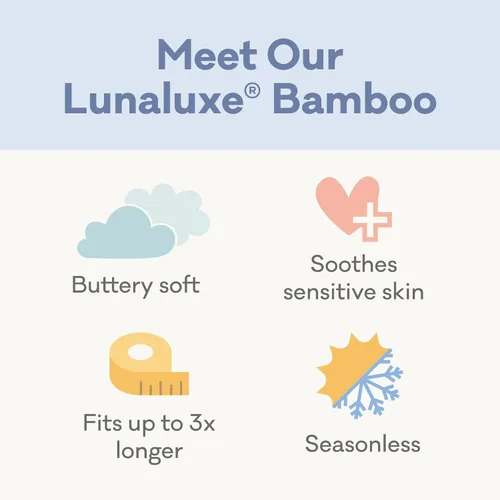 Miniatura 2 de Little Sleepies Sábanas de cuna para bebé, sábanas de cuna de viscosa muy suave de bambú para niños y niñas, sábana de cama para niños, sábana