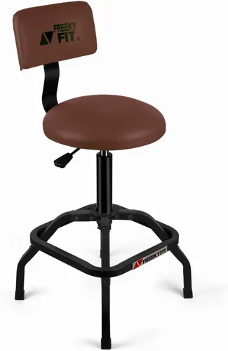 Miniatura 13 de Taburete de tienda con respaldo, taburete de garaje mecánico para taller, taburetes de tienda ajustables, taburetes acolchados para banco de trabajo