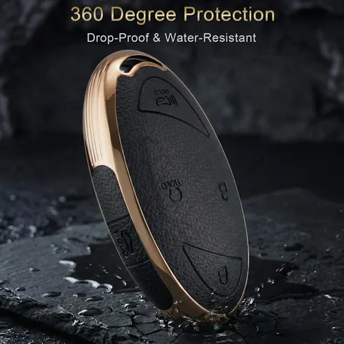 Miniatura 7 de EKALA Funda para llavero Hyundai, funda de TPU suave para llavero con llavero de cuero para Hyundai Loniq 6 Grandeur GN7 KONA Elanrtra Santa Fe