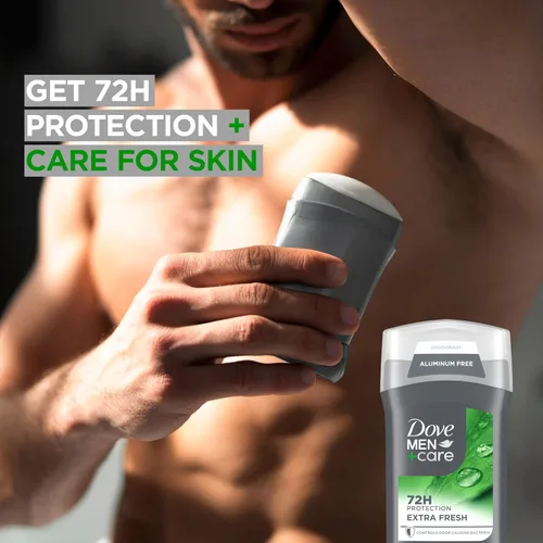 Miniatura 6 de Dove Men+Care Barra de desodorante para hombres 4 unidades Extra fresco sin aluminio Protección contra olores de 72 horas Desodorante para hombres