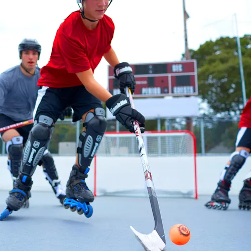 Miniatura 2 de Franklin Sports - Pelotas de hockey callejero NHL - Sin rebote para uso en exteriores y en patines - Tamaño oficial para hockey callejero juvenil